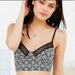 Kimchi Blue Black & White Bralette - Small